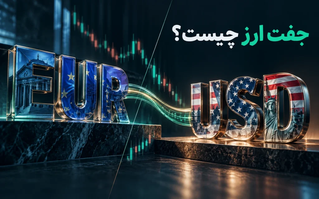 جفت ارزها در فارکس و اصول کار با آن‌ها؛ تصویرسازی مفهومی اختصاصی موضوع