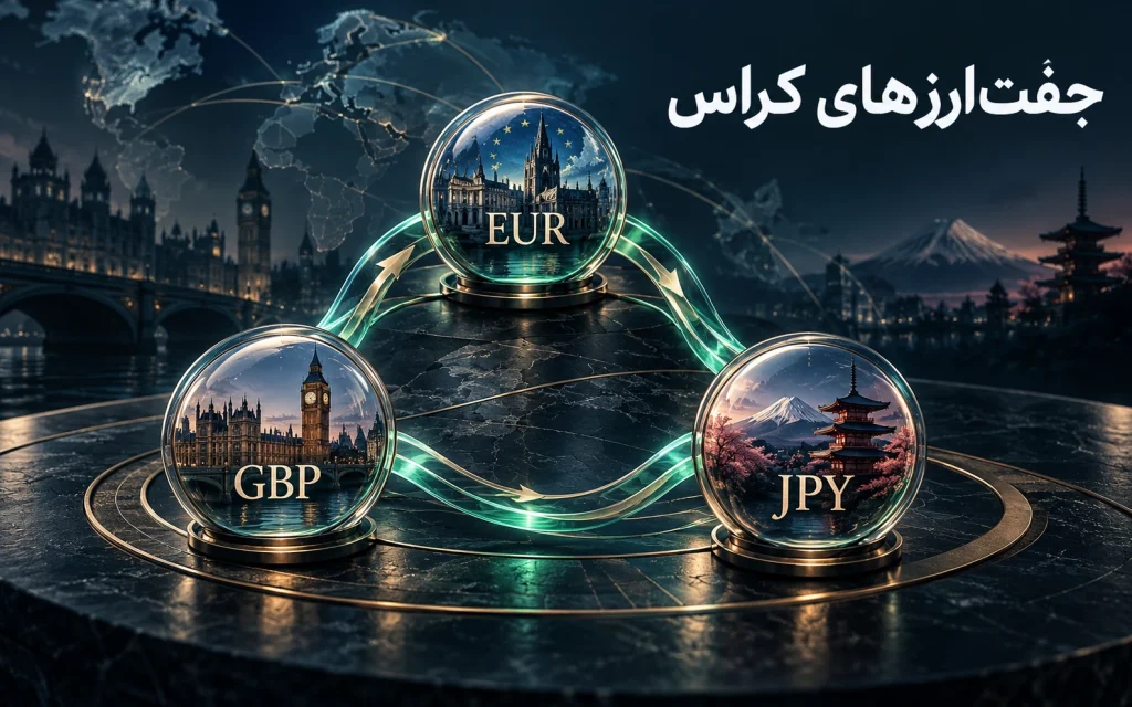 جفت ارزهای فرعی و کراس در فارکس (Minor & Cross)؛ تصویرسازی مفهومی اختصاصی موضوع