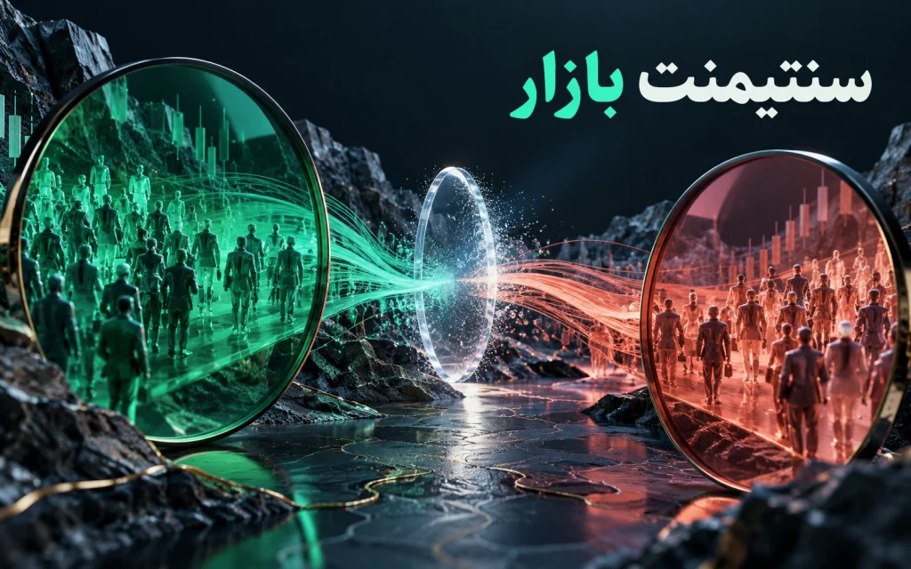 تحلیل سنتیمنتال فارکس؛ خواندن احساسات بازار؛ تصویرسازی مفهومی اختصاصی موضوع