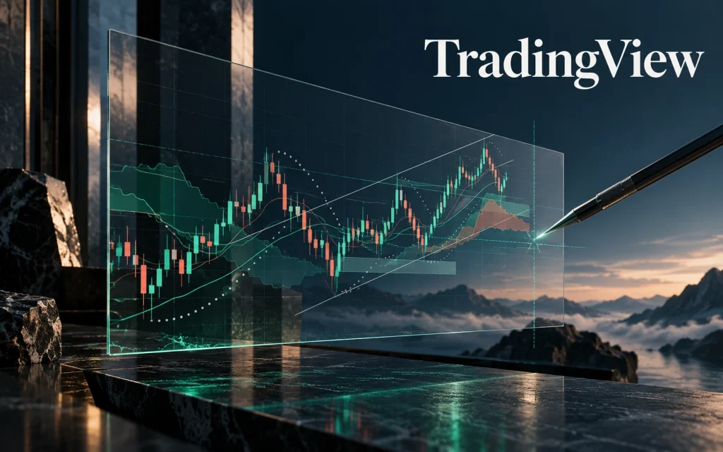 تریدینگ ویو (TradingView) برای تحلیل فارکس؛ تصویرسازی مفهومی اختصاصی موضوع